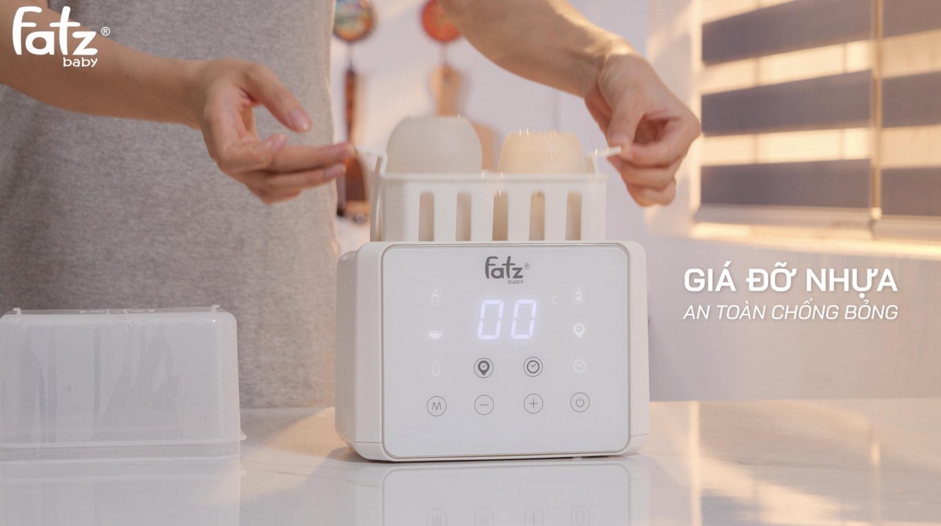 Máy hâm sữa tiệt trùng Fatzbaby dòng điện tử Duo 3 FB3093VN hình 4