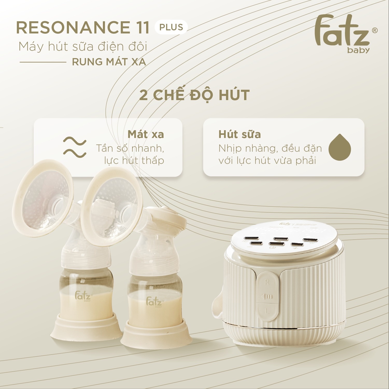 Máy hút sữa điện đôi Resonance 11 Plus FB1230BT hình 3