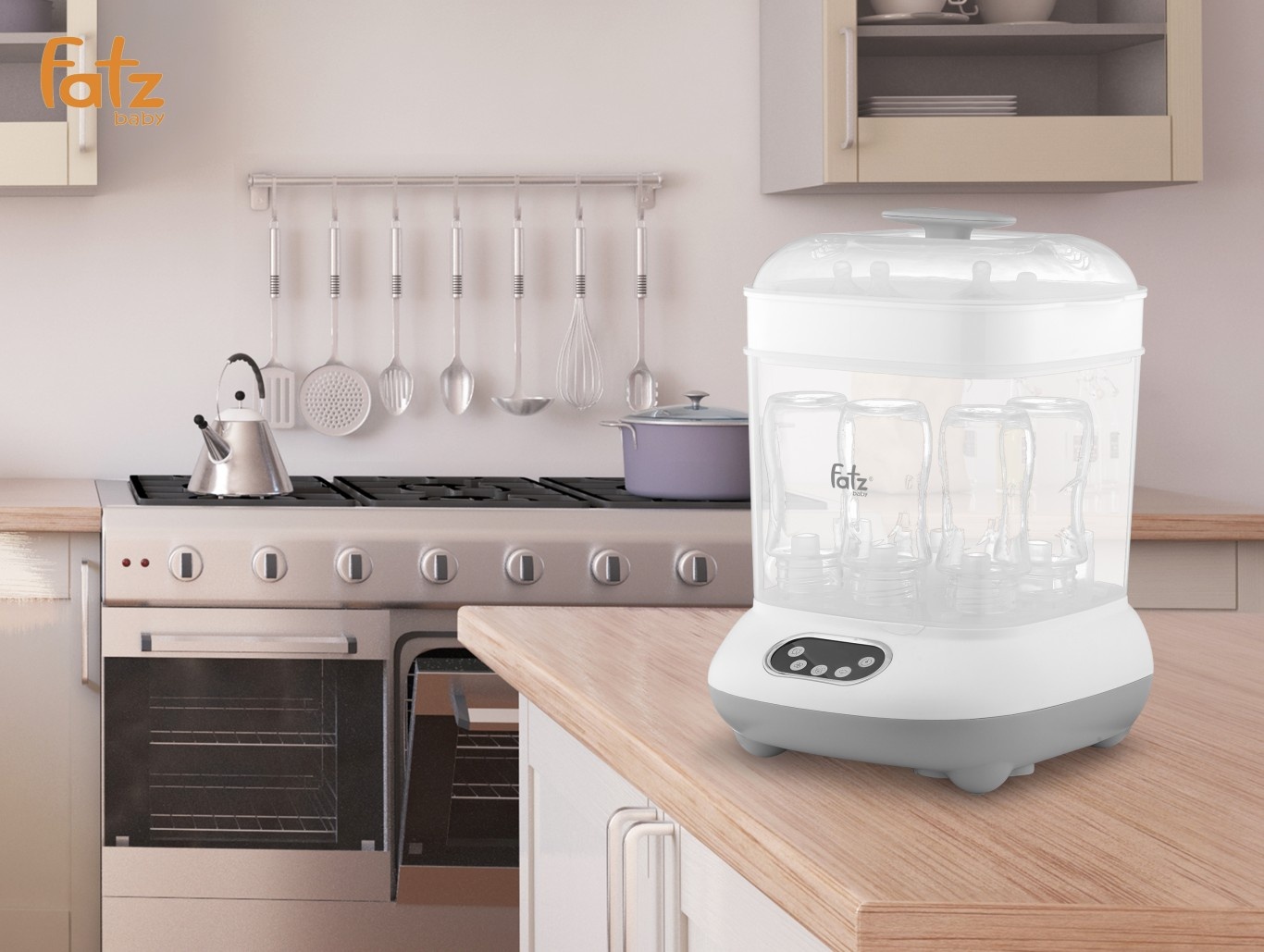 Máy tiệt trùng và sấy khô điện tử Fatzbaby 3in1 hình 7