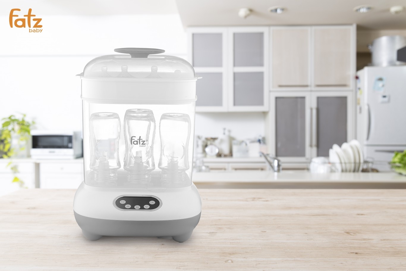 Máy tiệt trùng và sấy khô điện tử Fatzbaby 3in1 hình 1