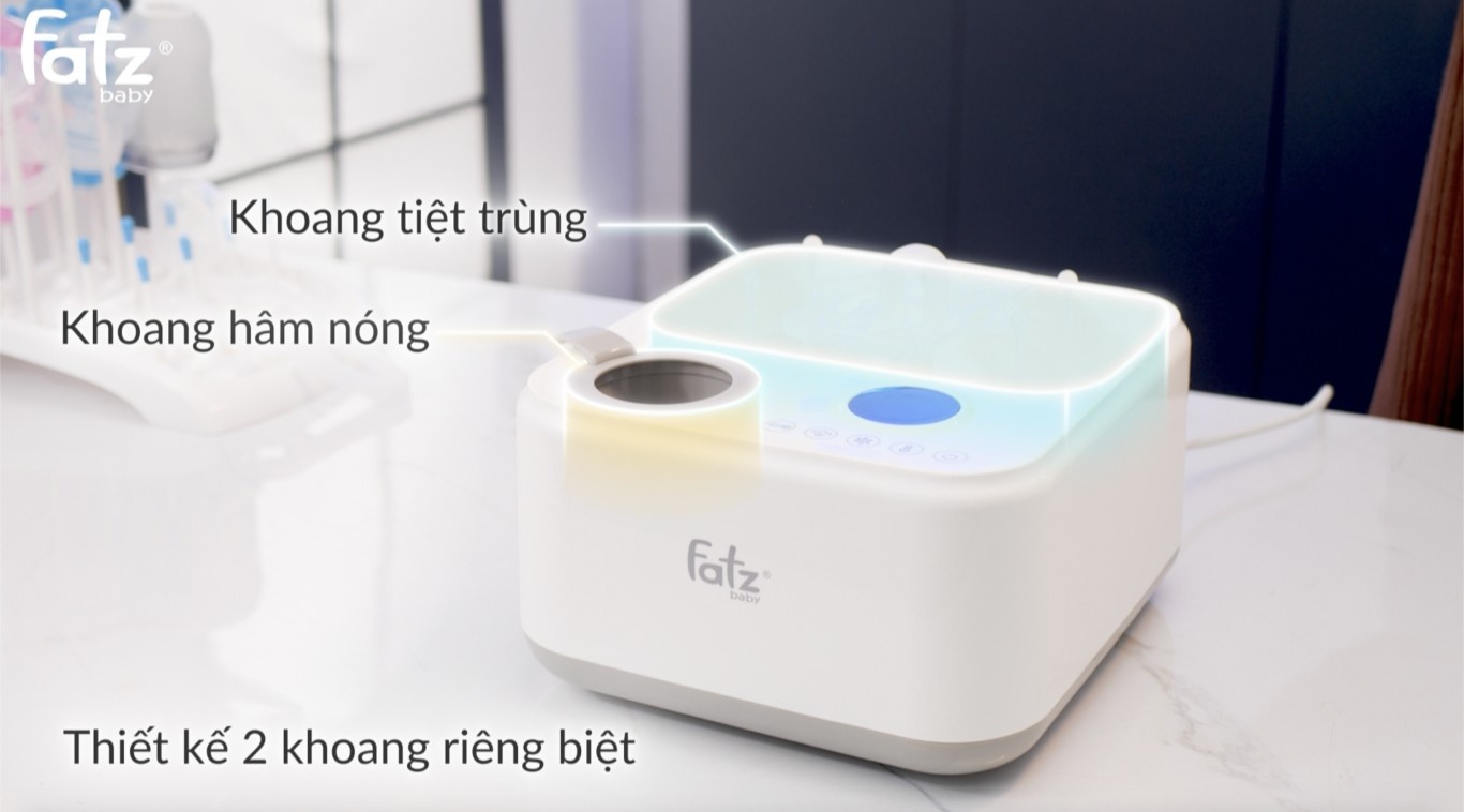 Máy tiệt trùng sấy khô hâm sữa điện tử Fatzbaby FB4320SJ hình 2