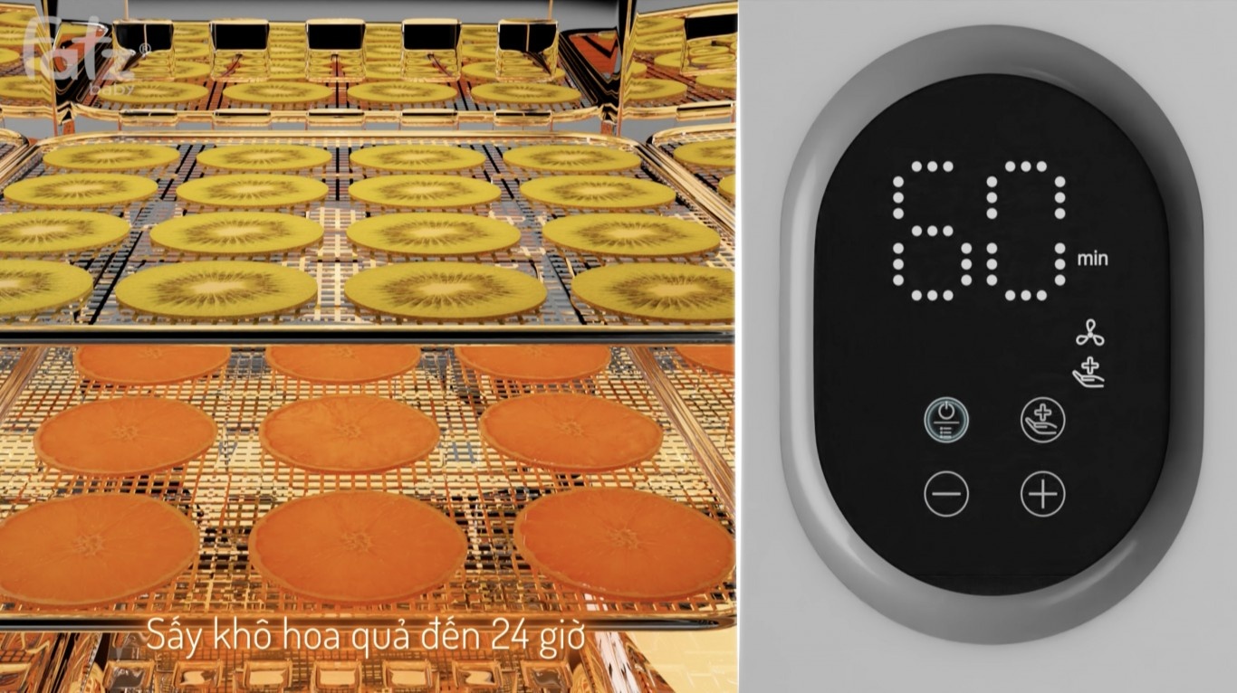 Máy tiệt trùng sấy khô UVC Led - FatzBaby King 3 FB4733BT hình 10