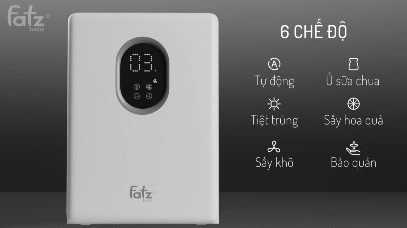 Máy tiệt trùng sấy khô UVC Led - FatzBaby King 3 FB4733BT hình 11