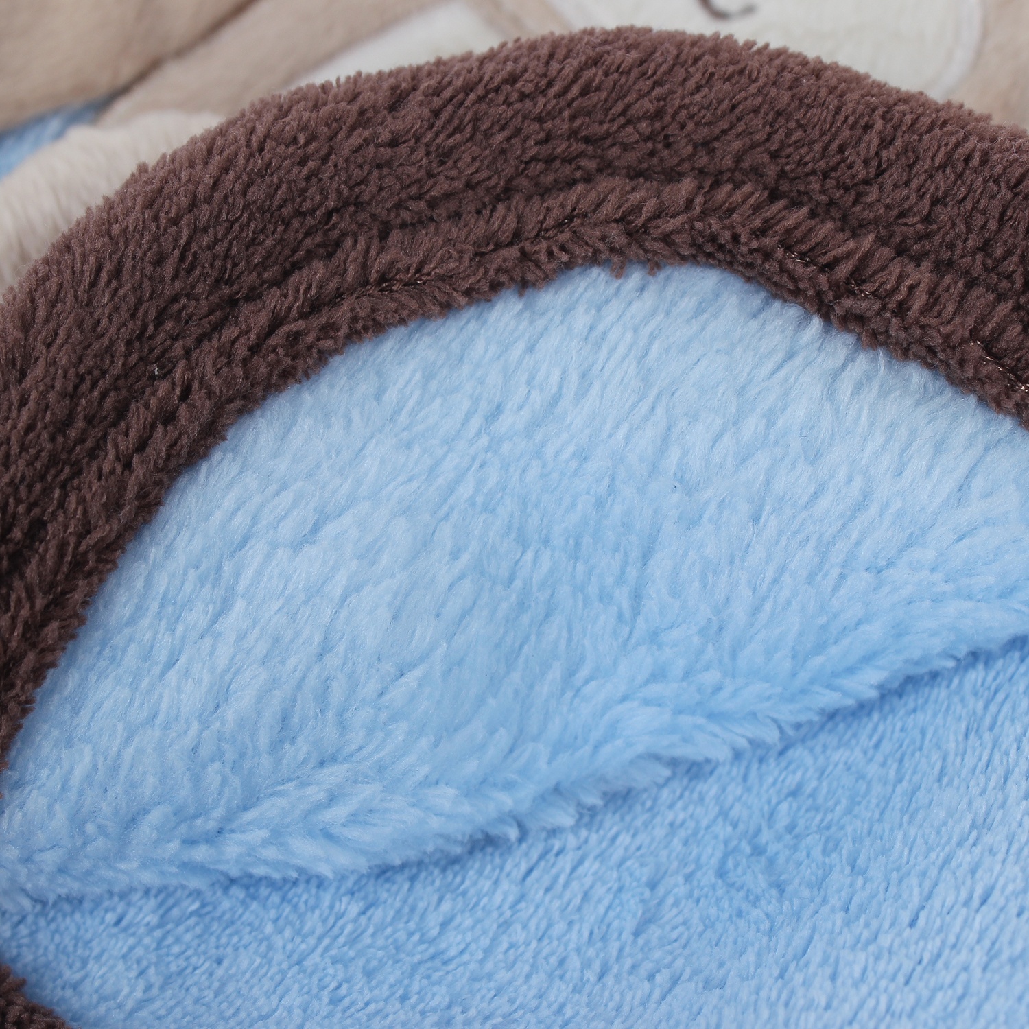 Chăn bông 2 lớp Mamago đính chú gấu MM06 hình 2