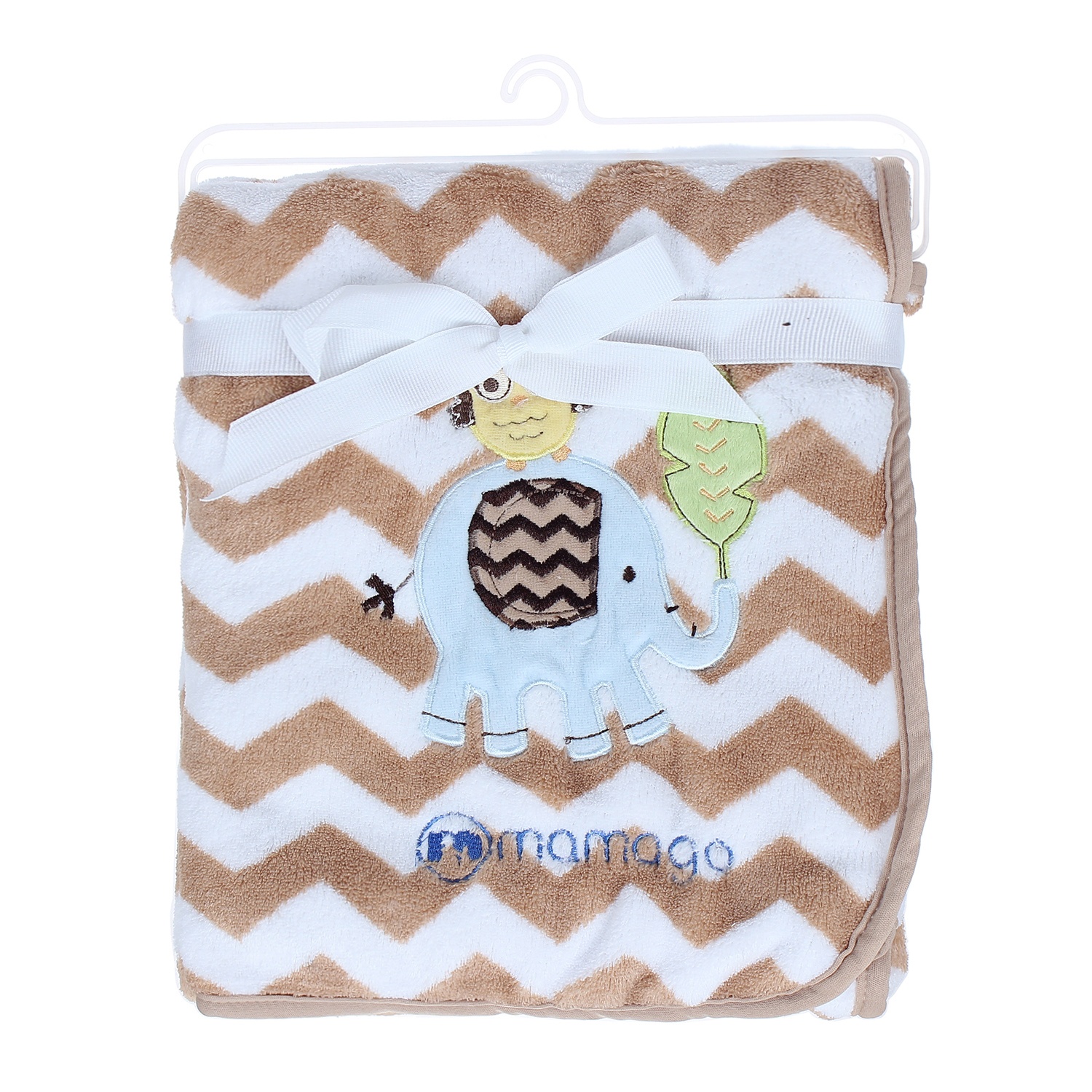Chăn bông Mamago thêu hình chú voi đáng yêu MM02 hình 2