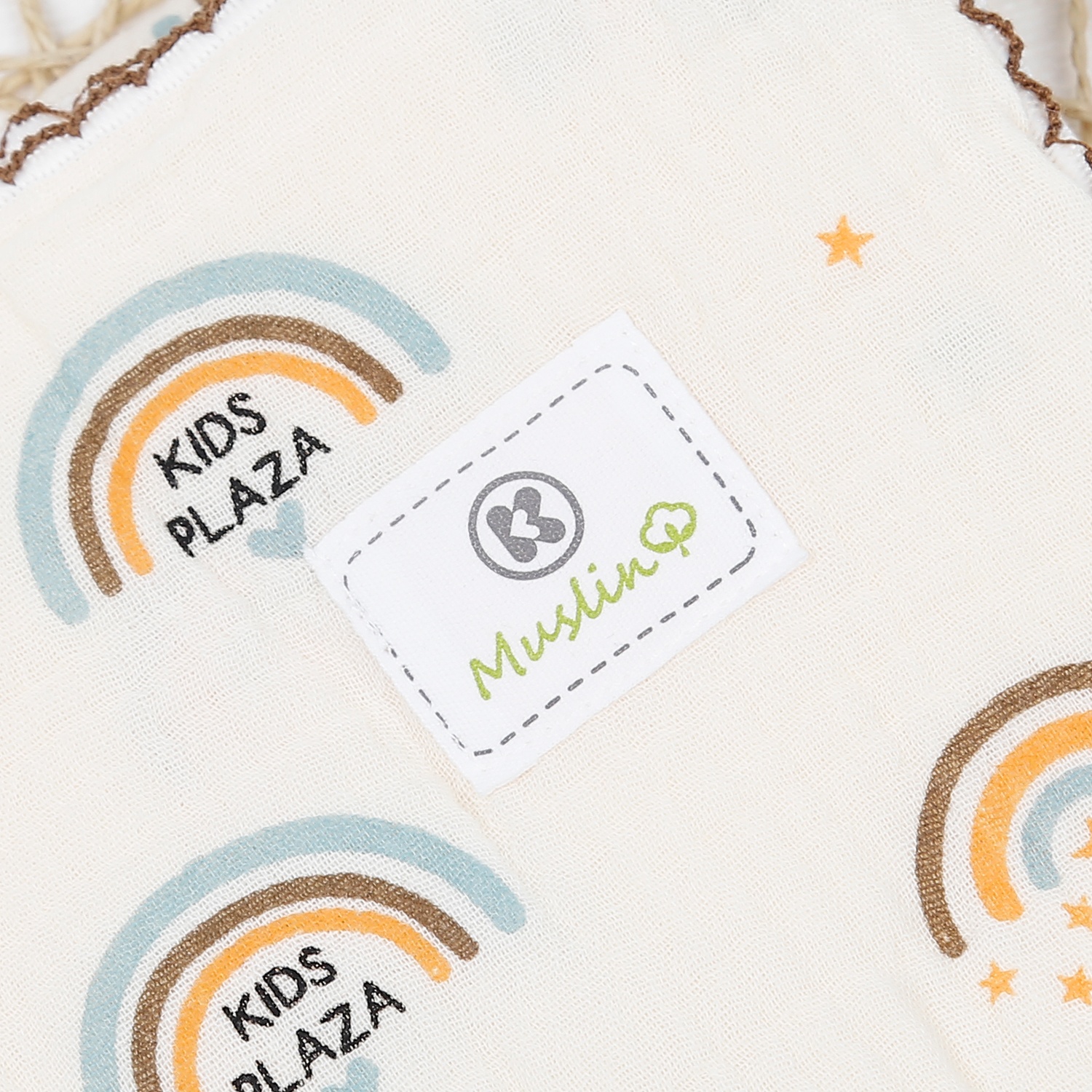 Chăn đa năng Kids Plaza Muslin hình cầu vòng PG23 hình 2