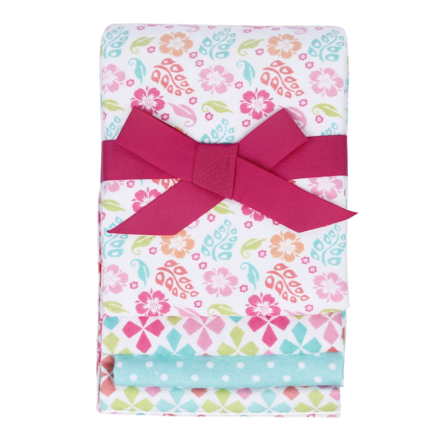 Set 4 chăn cho bé yêu flannel cotton MC- Hồng hình 1