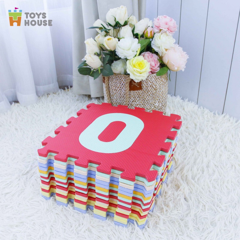 Thảm xốp ghép sàn ToysHouse 16 tấm chữ số INF319 HK004 hình 4