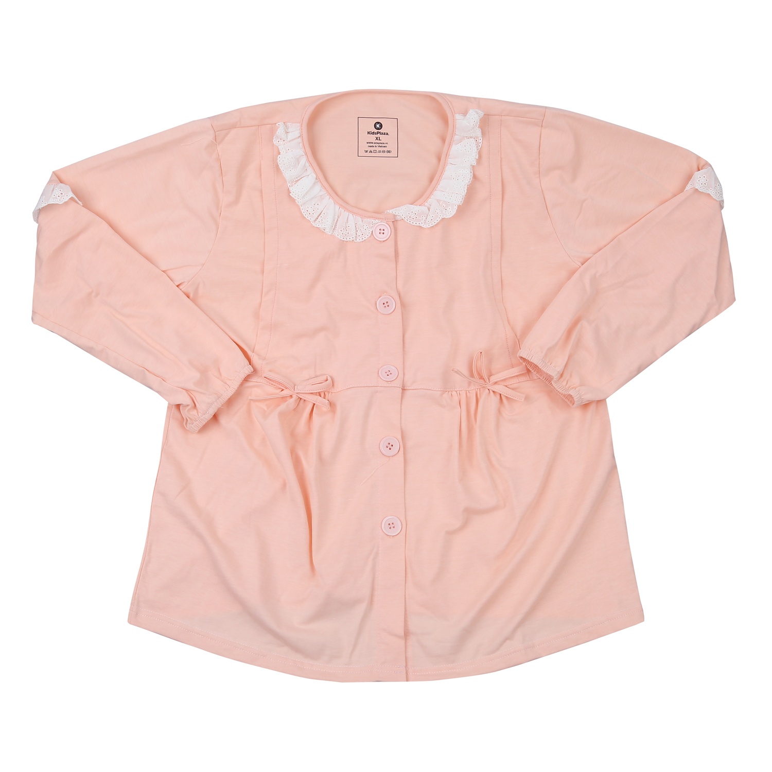 Bộ quần áo sau sinh KidsPlaza cho mẹ có ren (Hồng Cam) TM23 hình 2