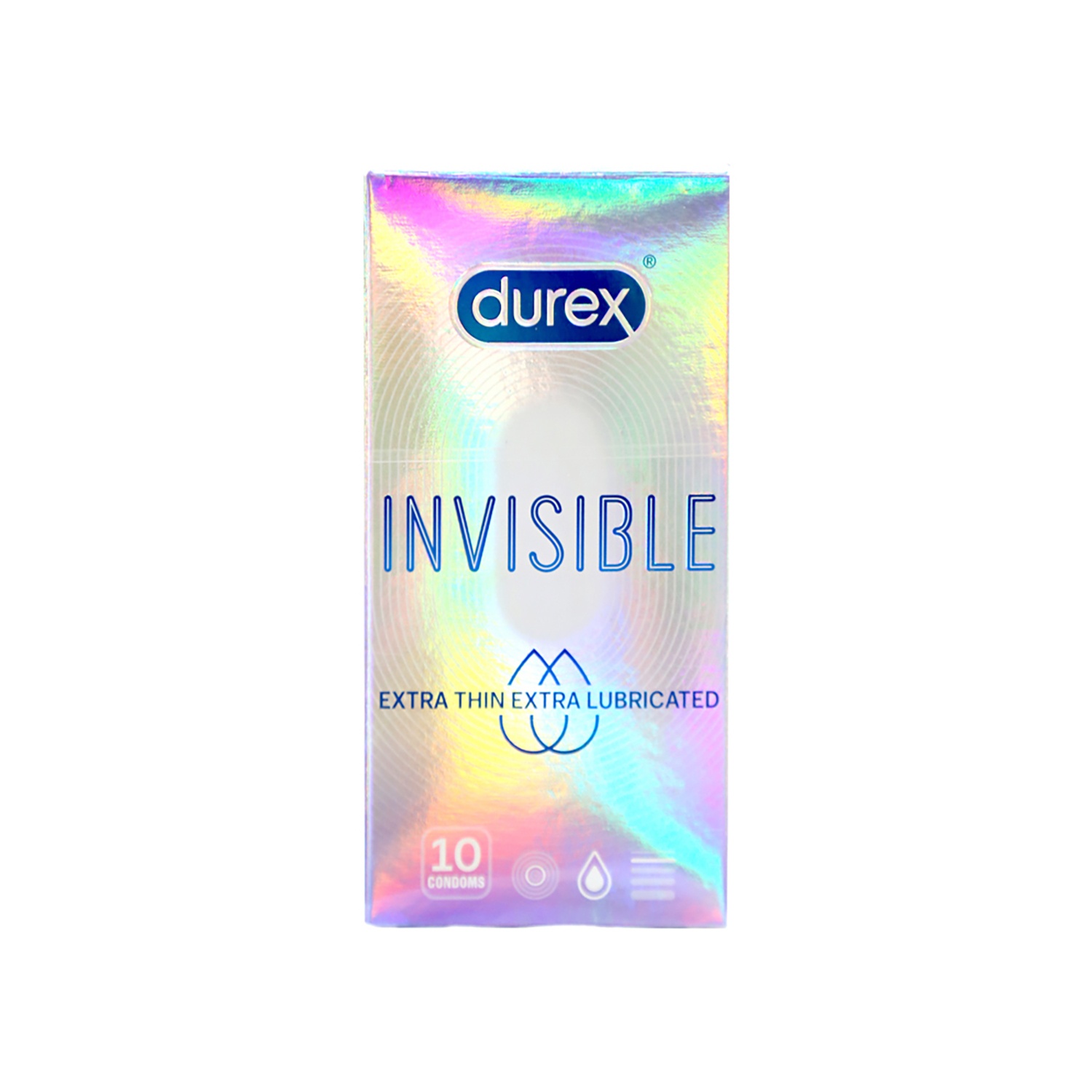 Bao cao su Durex Invisible Extra Thin/Sensi 10s hình 1