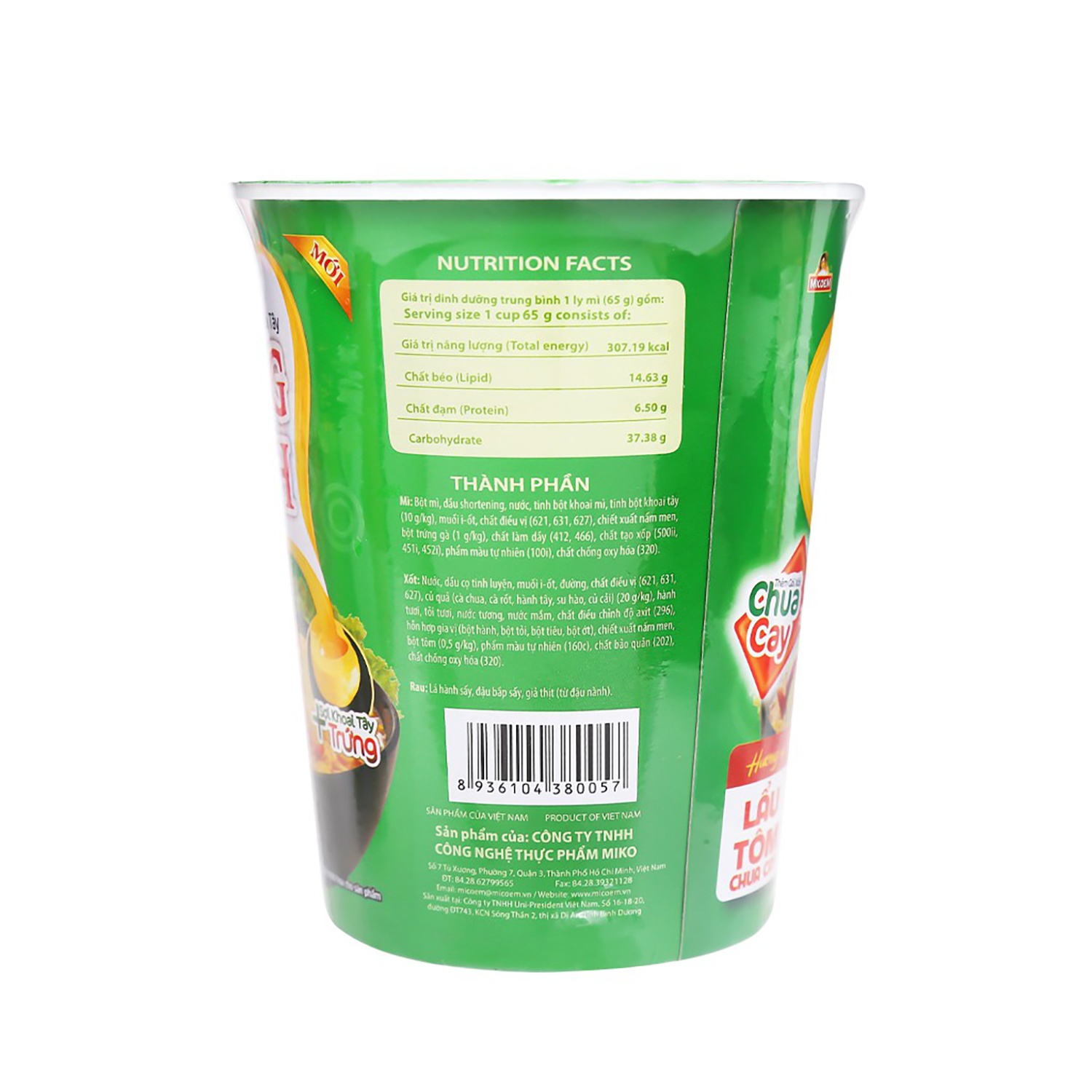 Mì ly khoai tây cung đình 65g hình 3