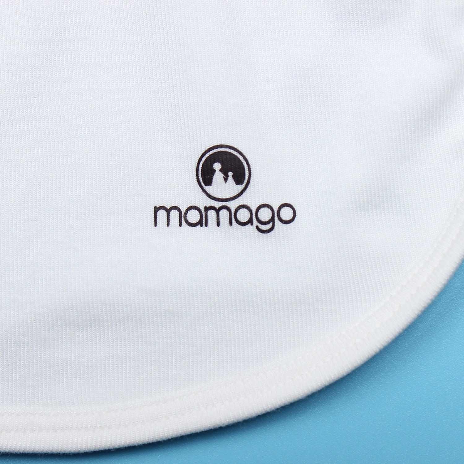 Yếm sơ sinh buộc dây Otis Mamago (Trắng) hình 2