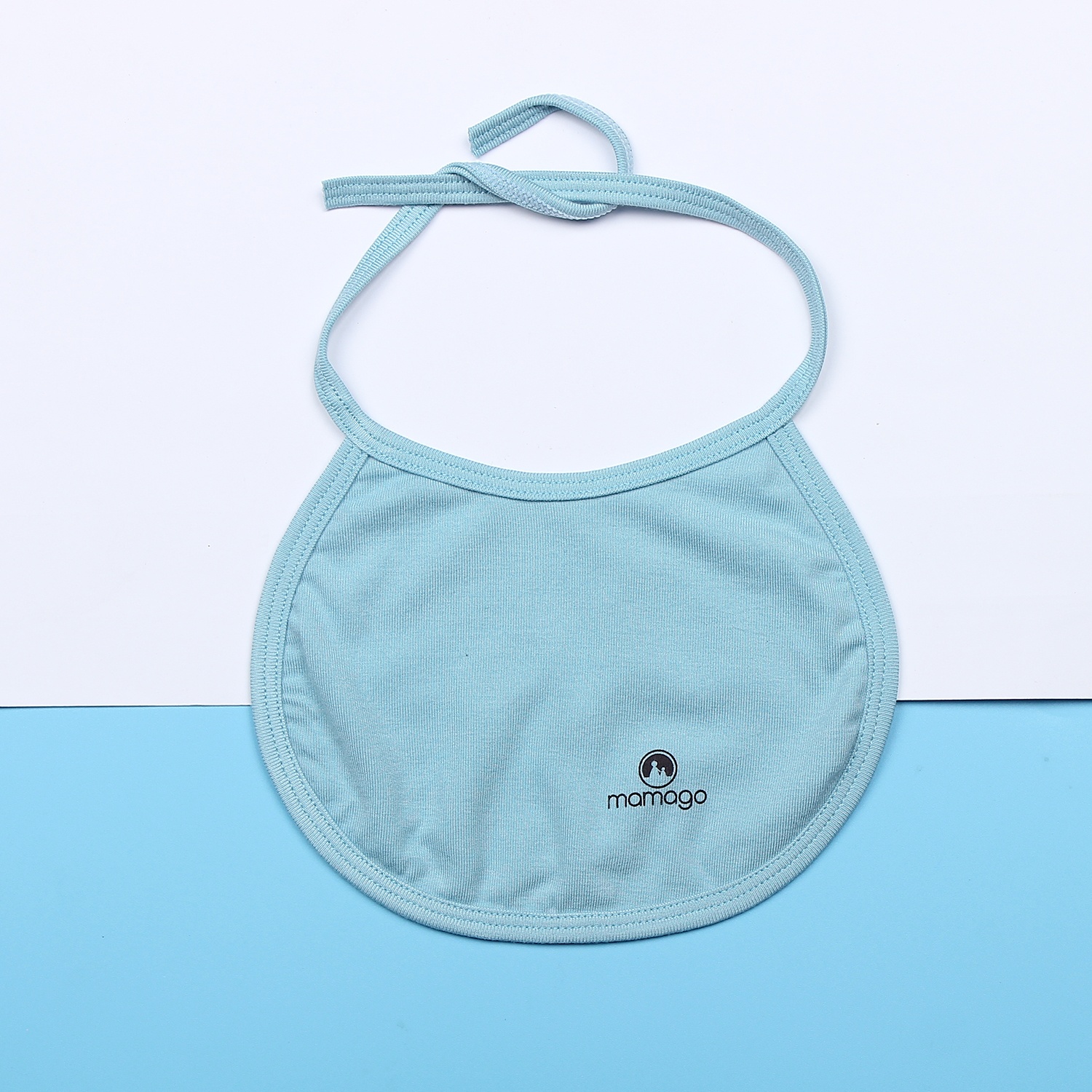 Yếm sơ sinh buộc dây Otis Mamago (Xanh) Yếm sơ sinh buộc dây Otis Mamago (Xanh) hình 1