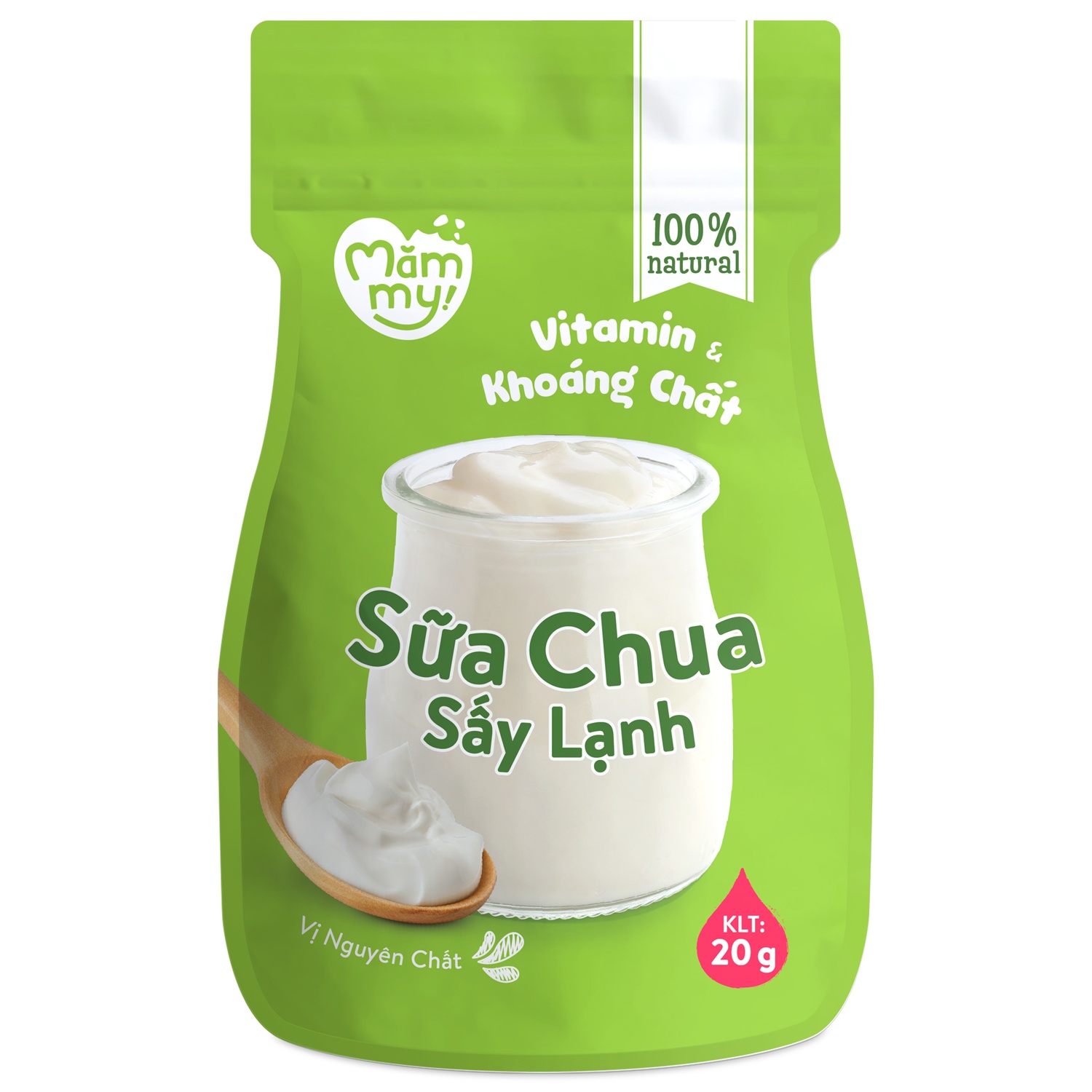 Sữa chua sấy vị nguyên chất Mămmy