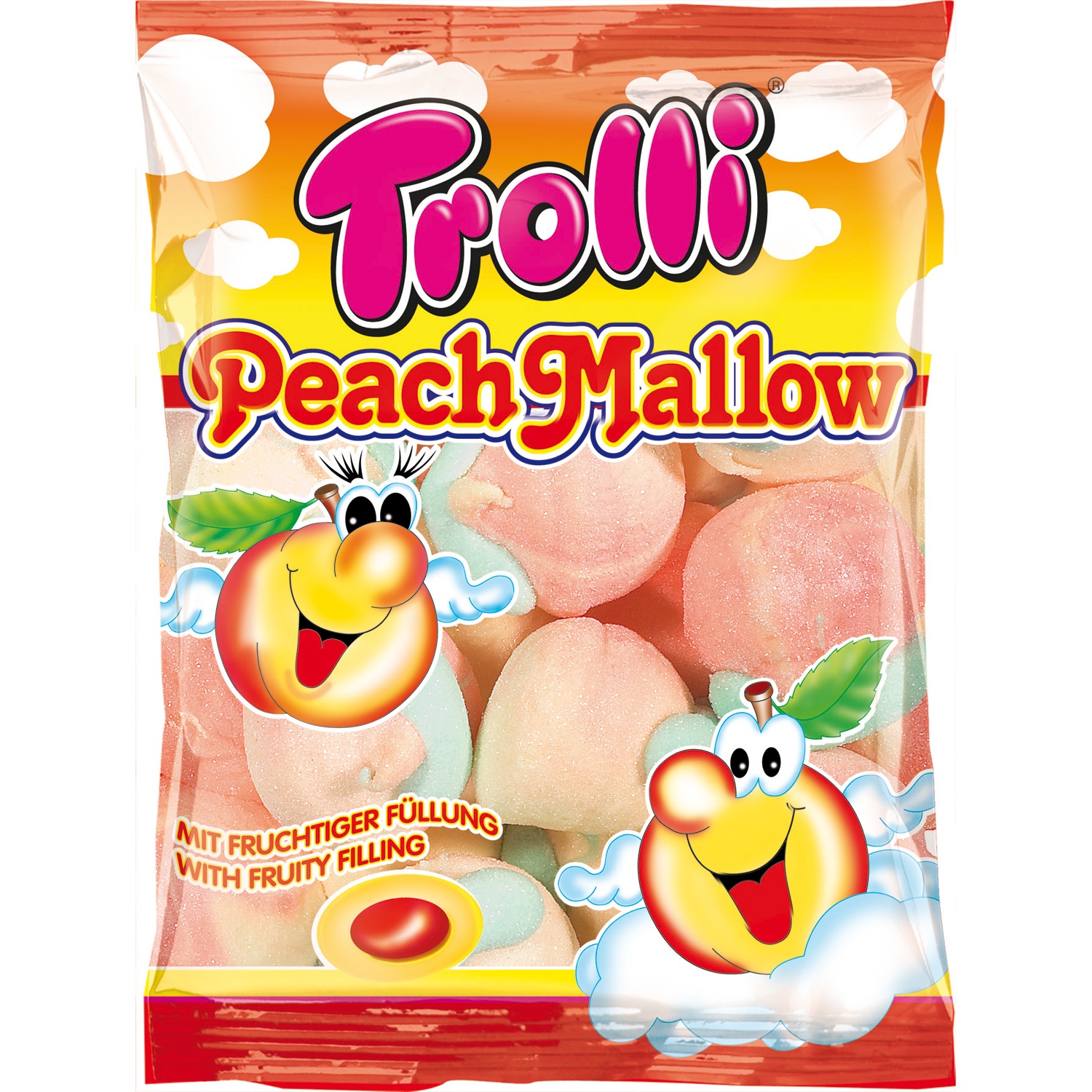 Kẹo dẻo Trolli Peach 150g hình 1