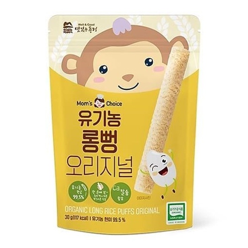 Bánh gạo hữu cơ Mom's Choice vị gạo truyền thống 6M+ hình 1