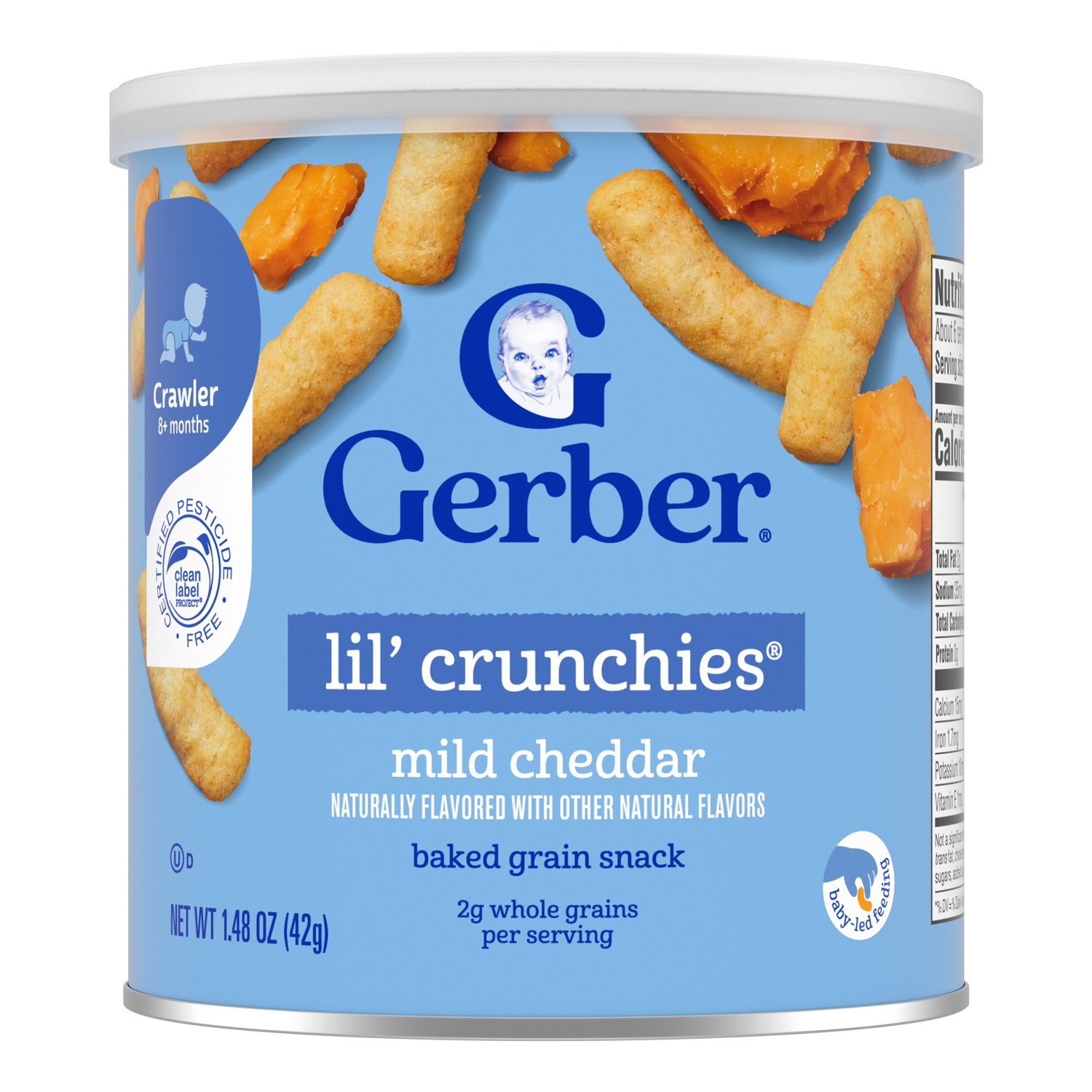 Bánh ăn dặm Gerber vị phô mai 42g cho bé 8M+ (Dạng que) hình 1