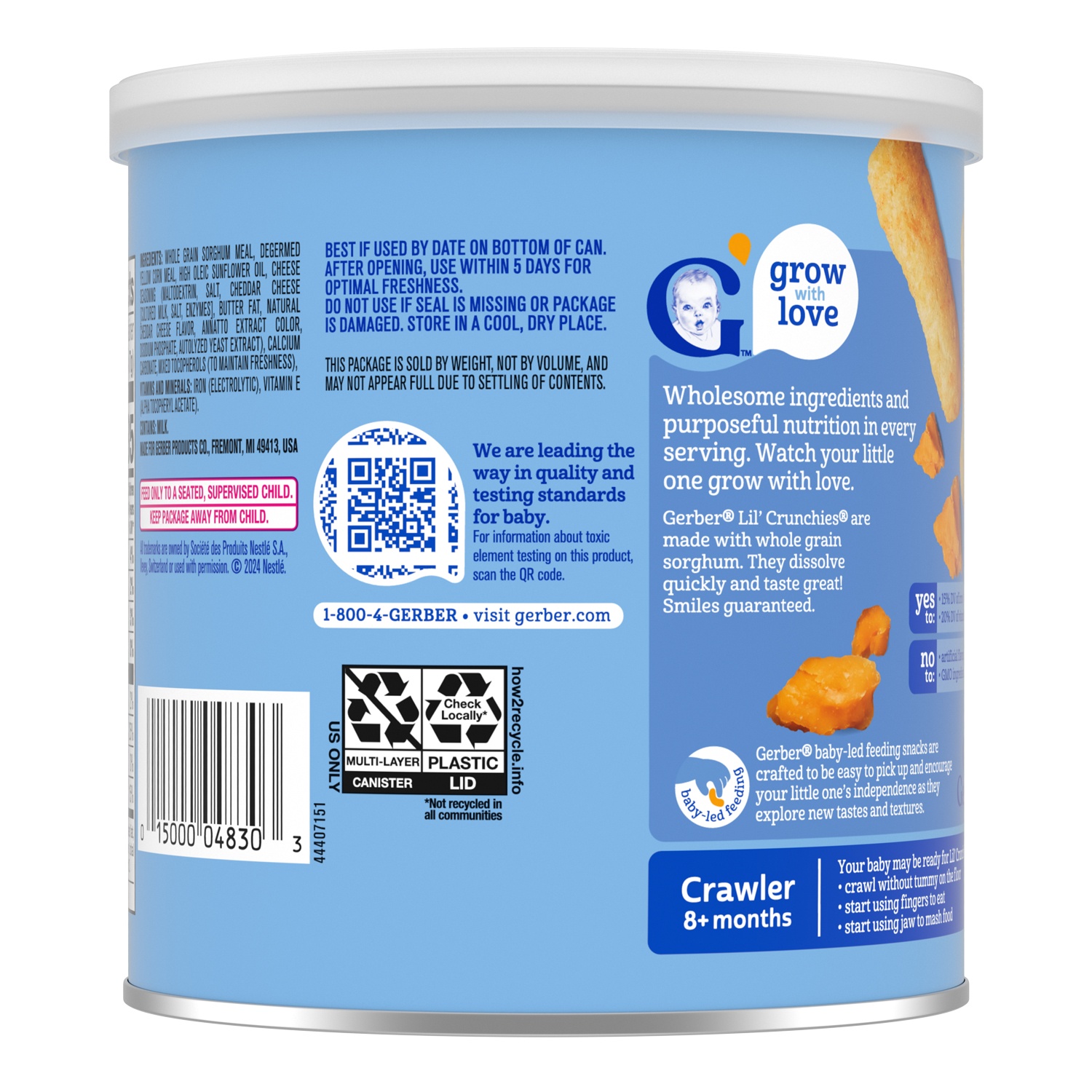 Bánh ăn dặm Gerber vị phô mai 42g cho bé 8M+ (Dạng que) hình 4