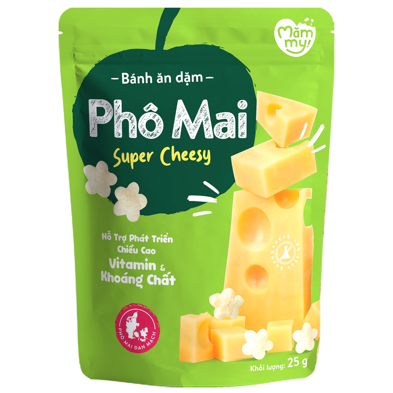 Bánh ăn dặm Mămmy vị phô mai 25g hình 1