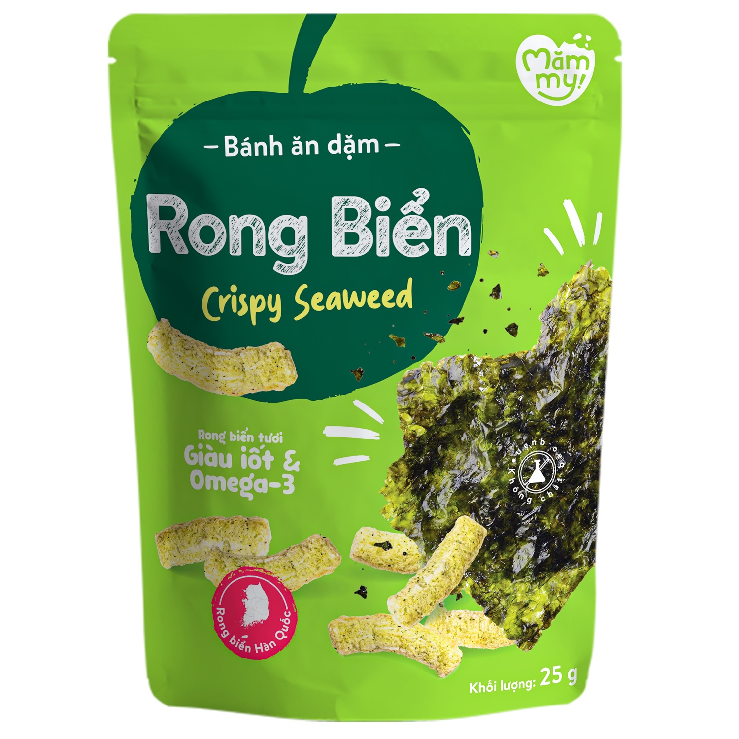 Bánh ăn dặm Mămmy vị rong biển 25g hình 1