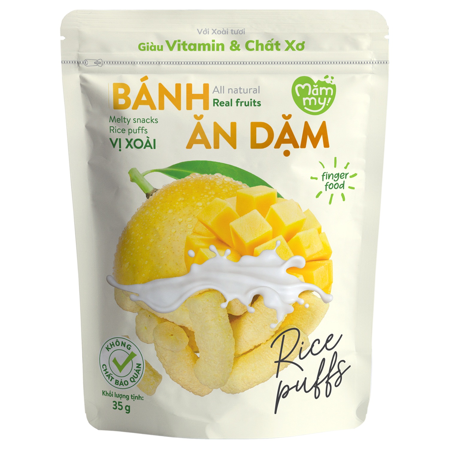 Bánh ăn dặm Mămmy vị xoài 35g hình 1