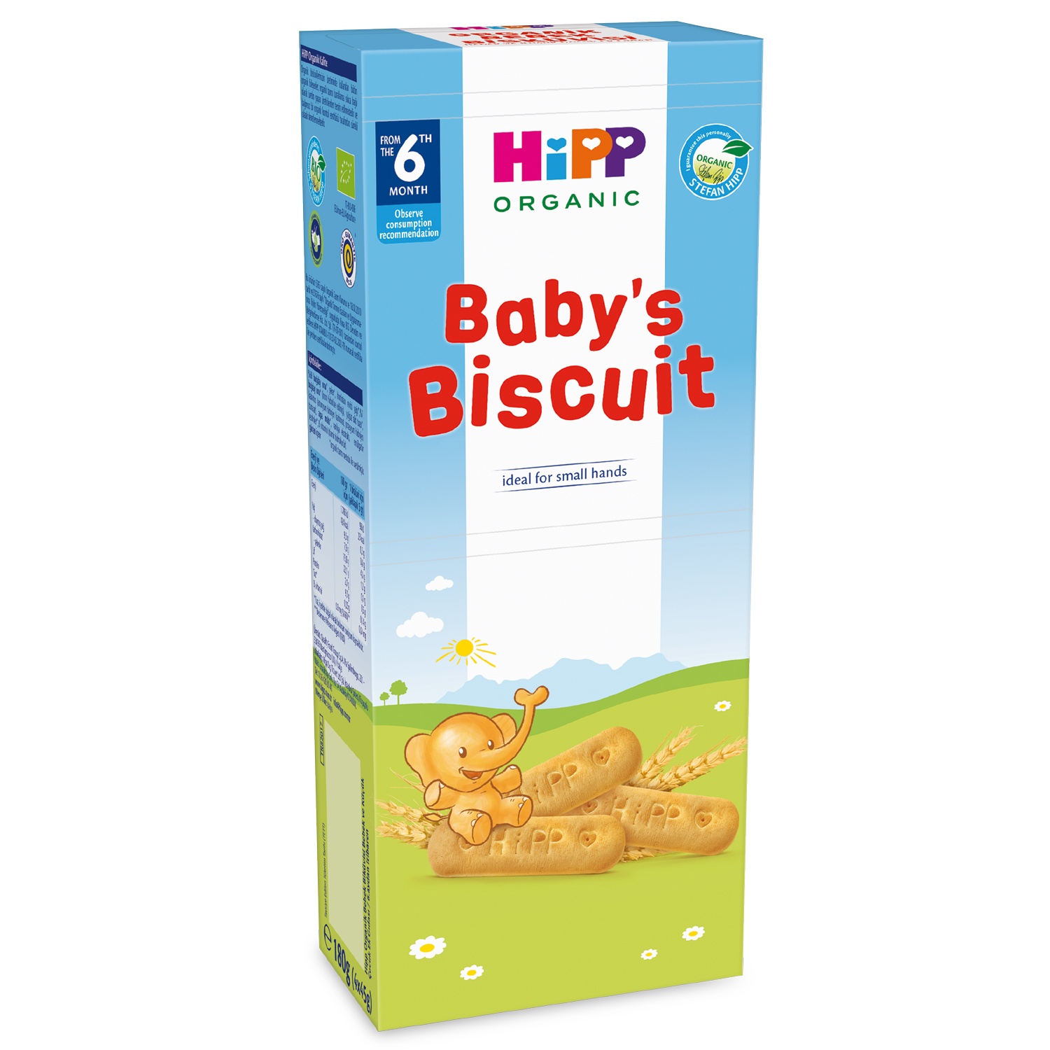 Bánh quy Organic Hipp 82017 180g hình 1