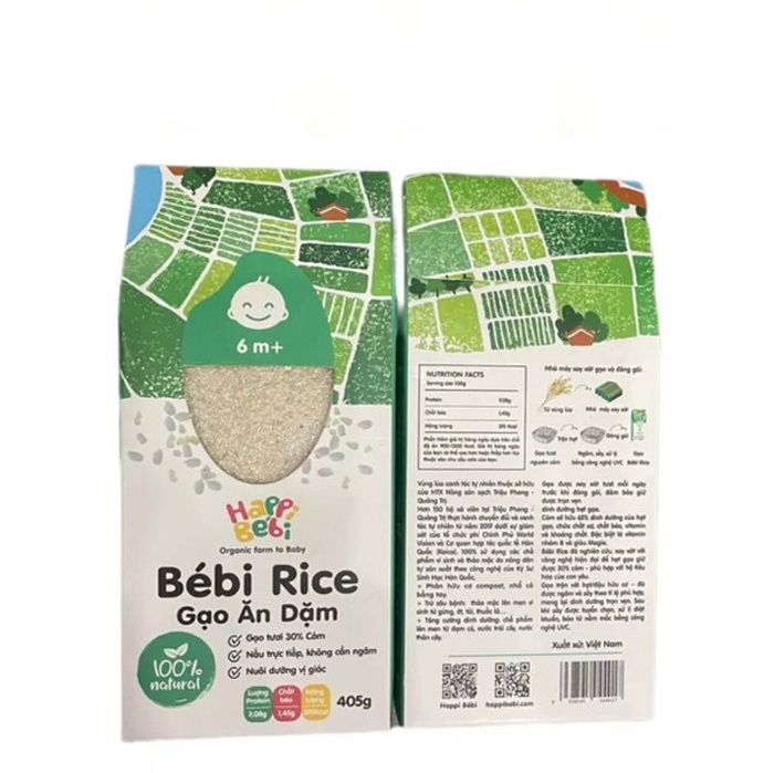 Gạo ăn dặm dinh dưỡng cho bé