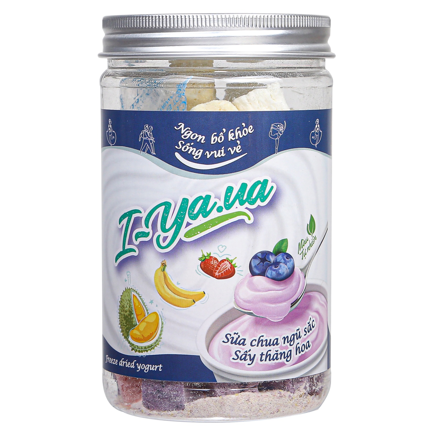 Sữa chua ngũ sắc sấy thăng hoa I.Yaua 55g