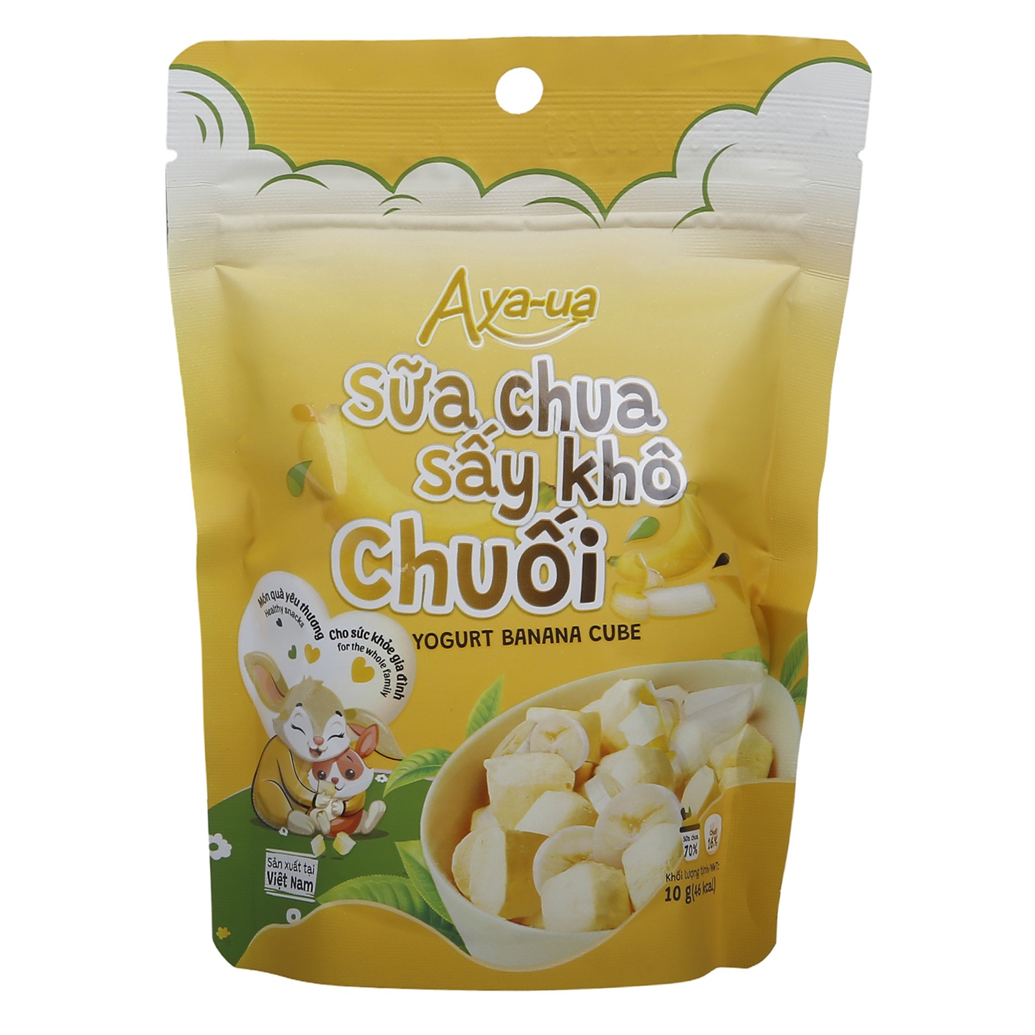 Sữa chua sấy khô Aya-ua vị chuối 10g hình 1
