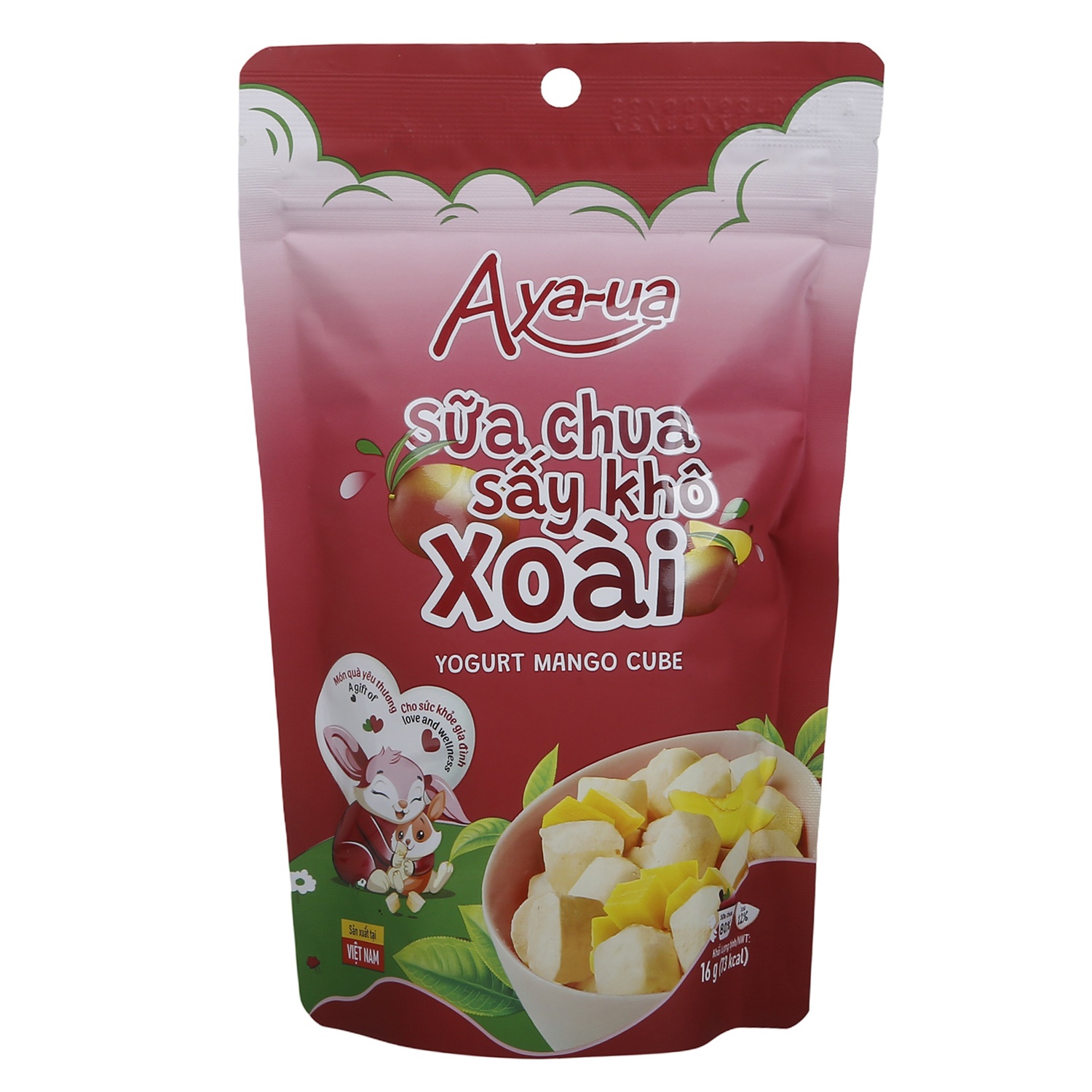  Sữa chua sấy khô Aya-ua vị xoài 16g hình 1