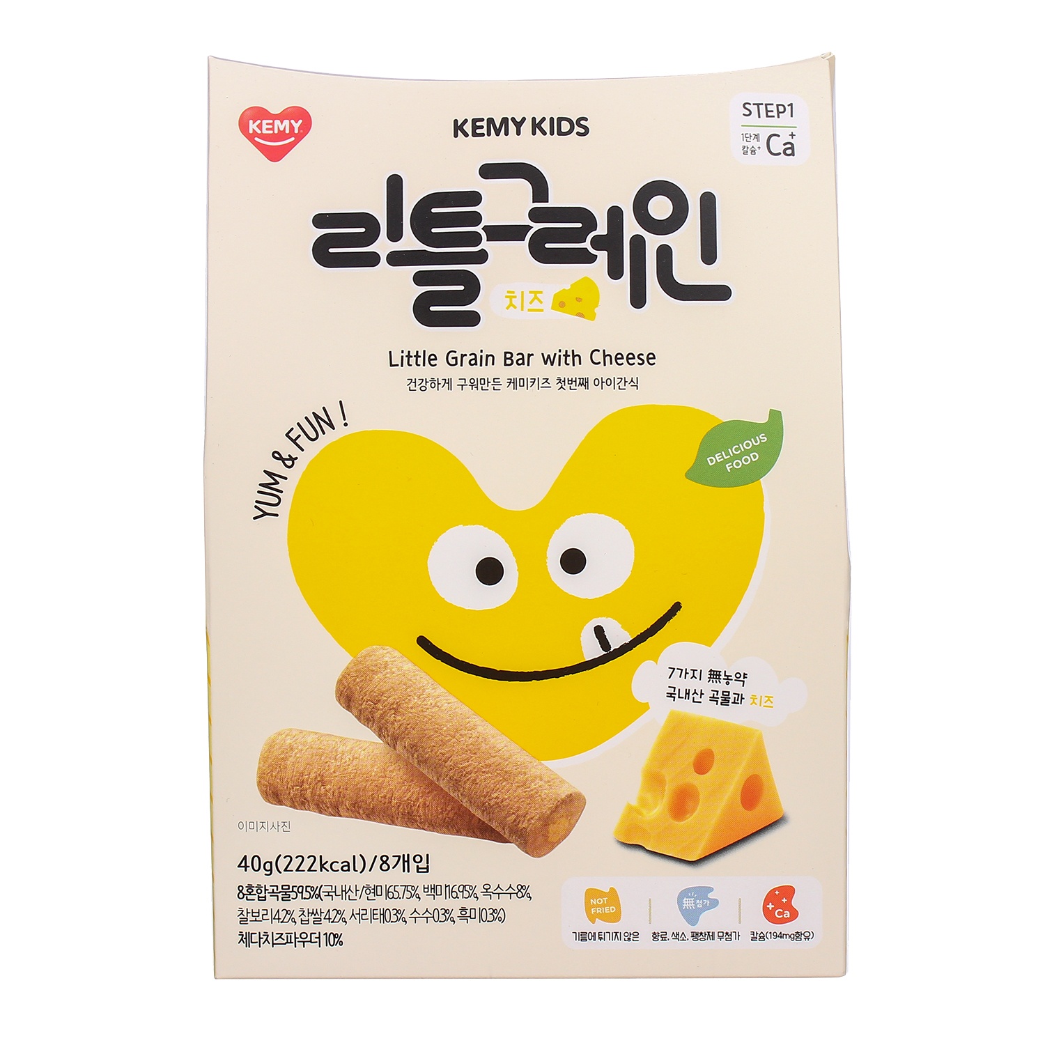 Bánh ngũ cốc Kemy Kids vị Phô Mai dành cho bé trên 8 tháng hình 1