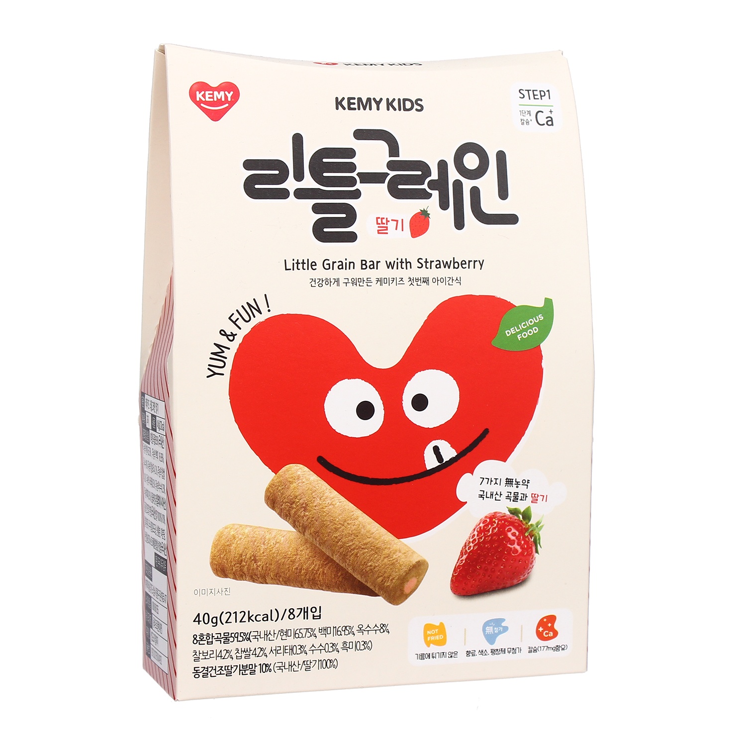 Bánh ngũ cốc Kemy Kids vị Dâu dành cho bé trên 8 tháng hình 2