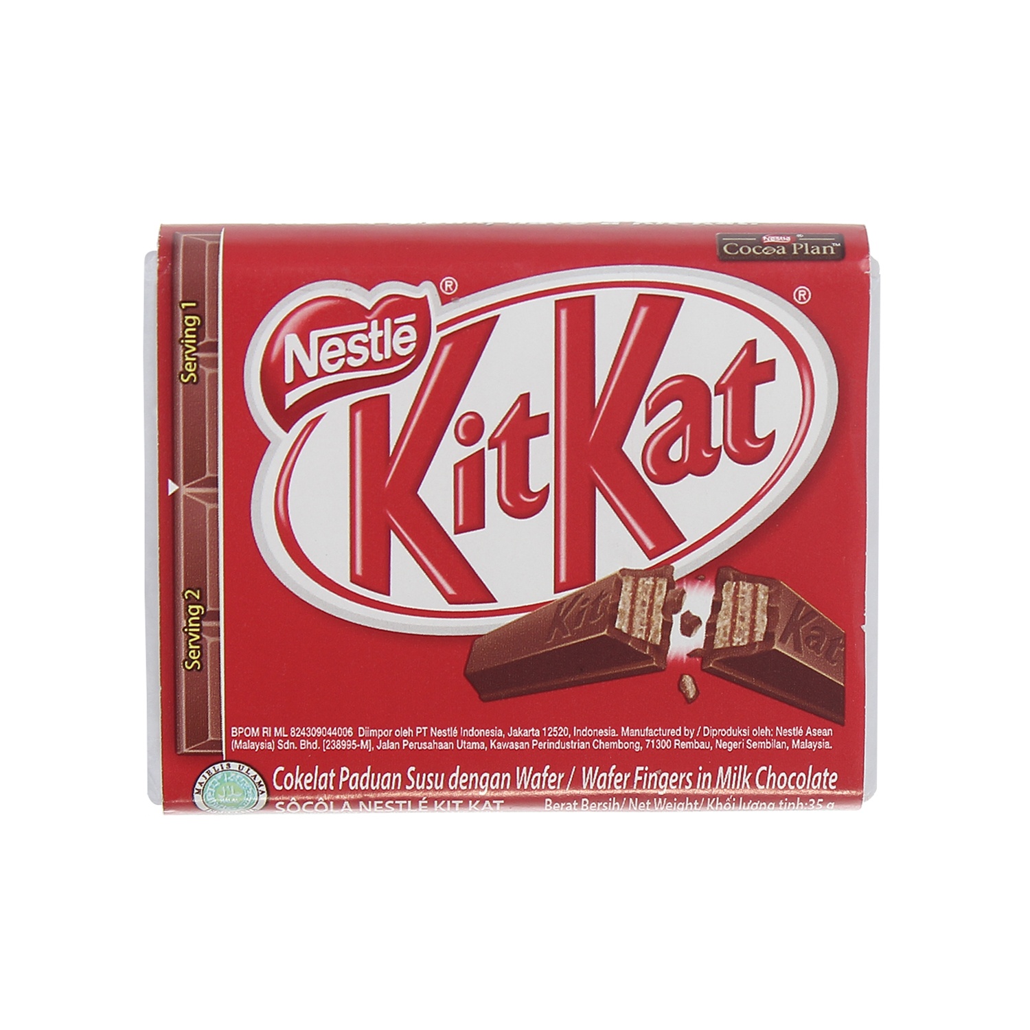 Bánh socola Kitkat 4F 34g hình 1