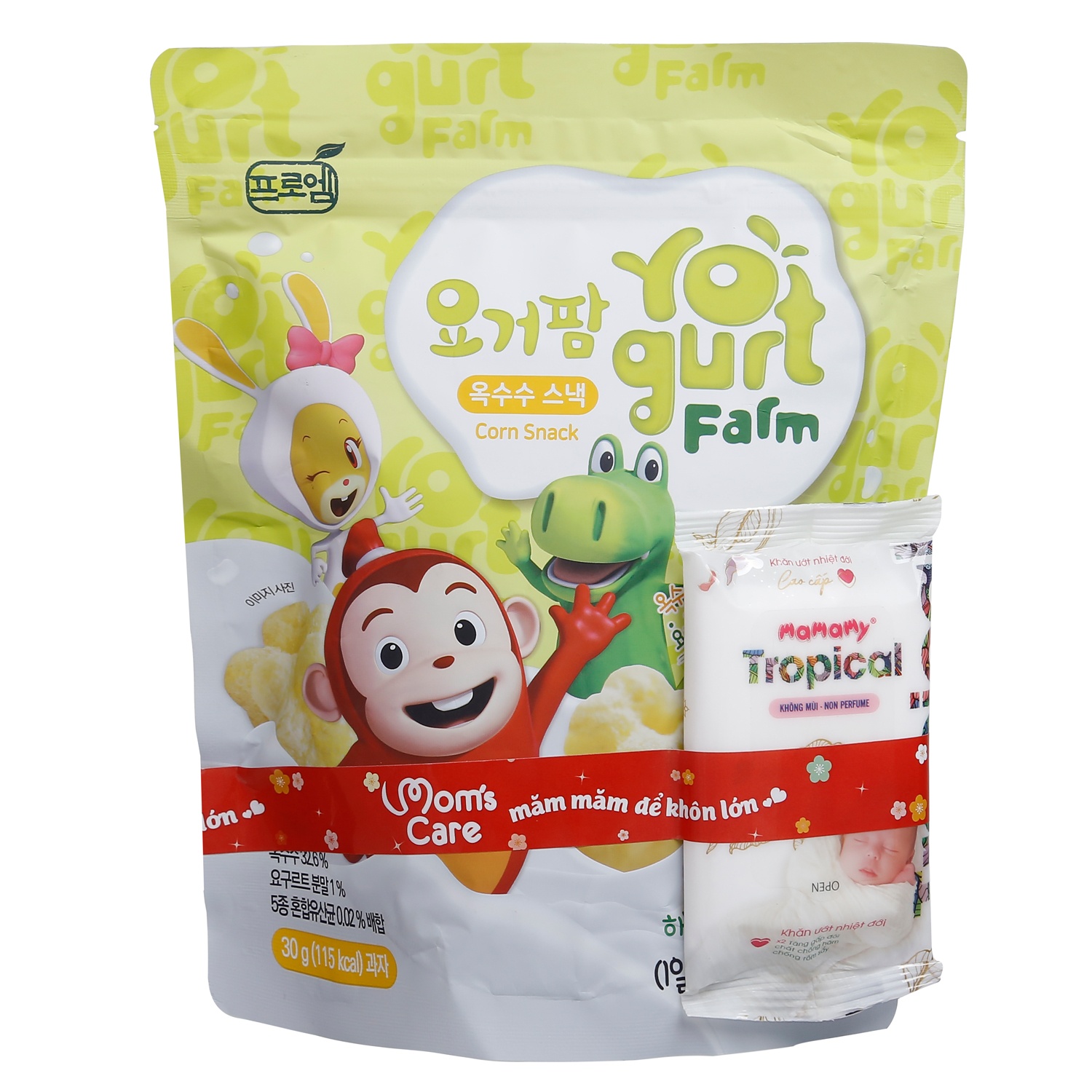 Bánh sữa chua Yogurt Farm vị bắp cho bé 8m+