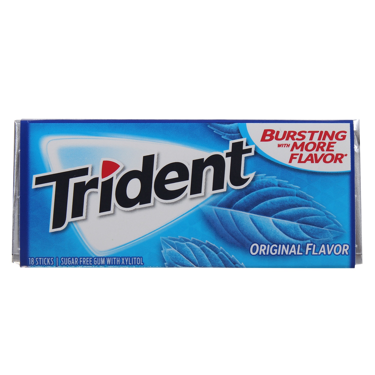 Kẹo cao su Trident sugarless Original - Hương bạc hà tự nhiên hình 1