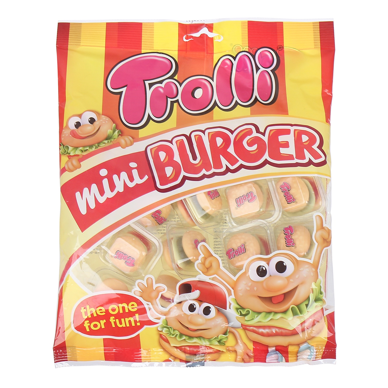 Kẹo dẻo vị trái cây Trolli Mini Burger 170g hình 1