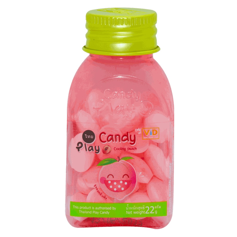 Kẹo Play Candy vị đào 22g hình 1