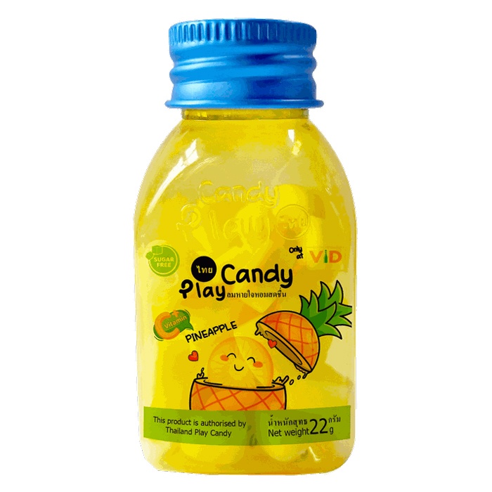 Kẹo Play Candy vị dứa 22g hình 1