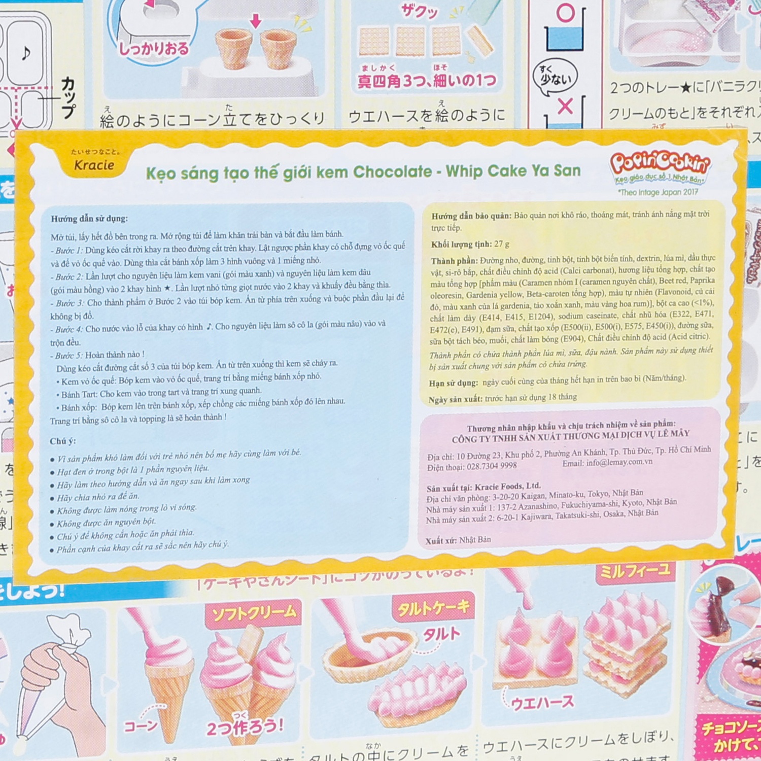 Kẹo sáng tạo thế giới kem chocolate 27g hình 4