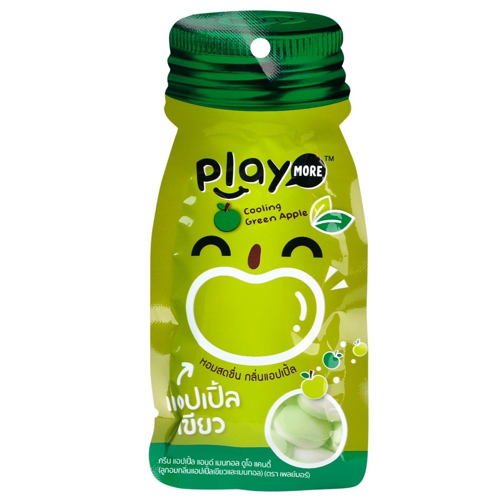Kẹo the  Playmore vị táo xanh gói 12g cho bé 5Y+ hình 1