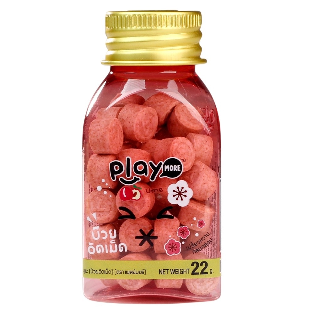 Keo the vị xí muội Playmore hũ 22g
