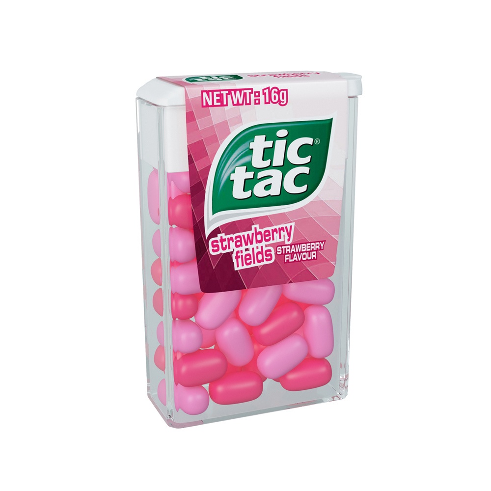 Kẹo Tic Tac vị dâu - Strawberry 16g hình 1