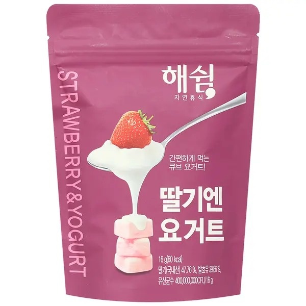 Sữa chua sấy lạnh Haeswim vị dâu dạng gói 16g hình 1