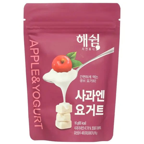 Sữa chua sấy lạnh Haeswim vị táo dạng gói 16g hình 1