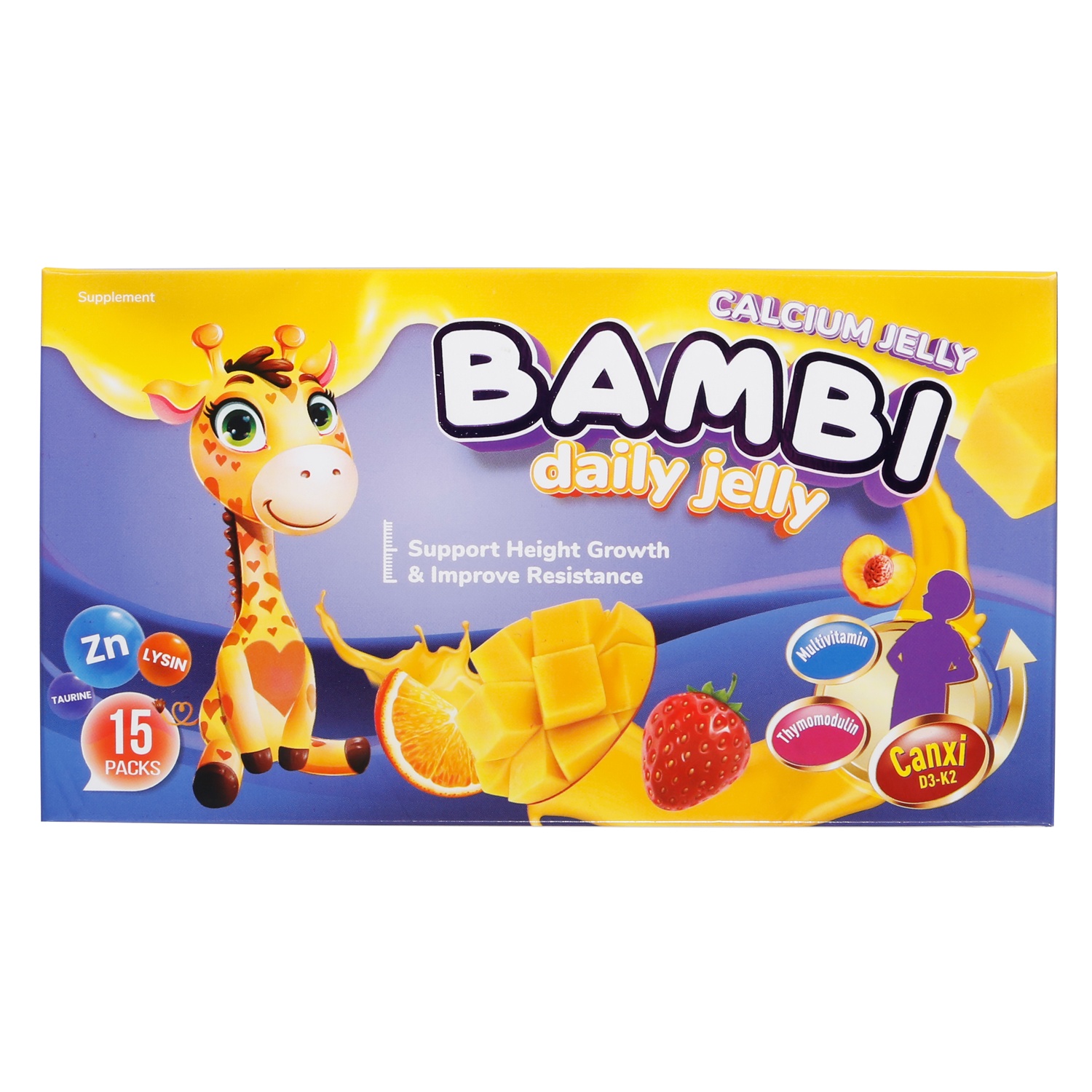 Thạch Canxi Bambi cho trẻ hình 1