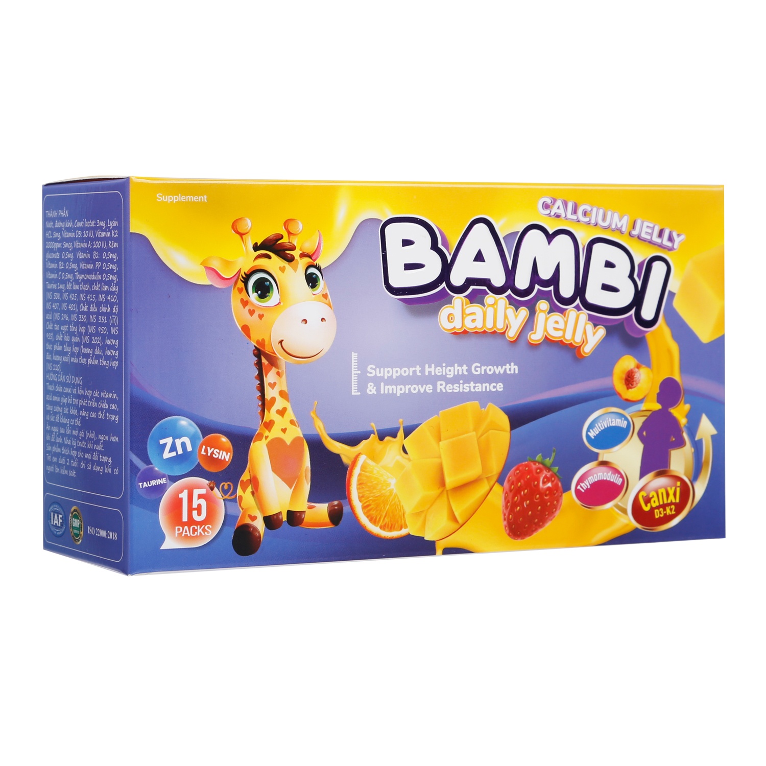 Thạch Canxi Bambi cho trẻ hình 2