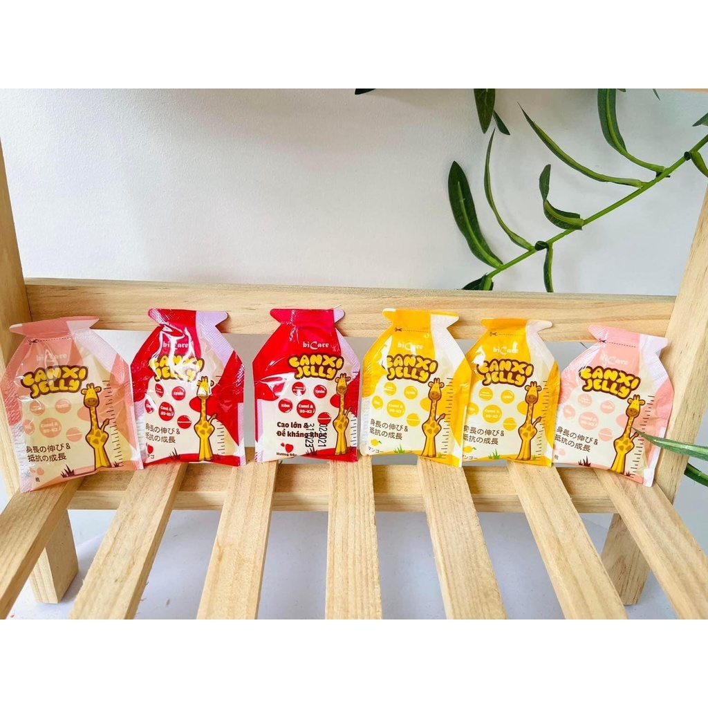 Thạch trái cây Canxi Jelly 3 vị 15 gói hình 3