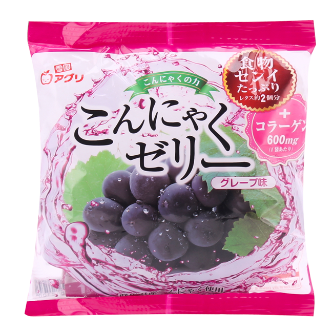 Thạch trái cây Konjak Jelly Grape 108g hình 1