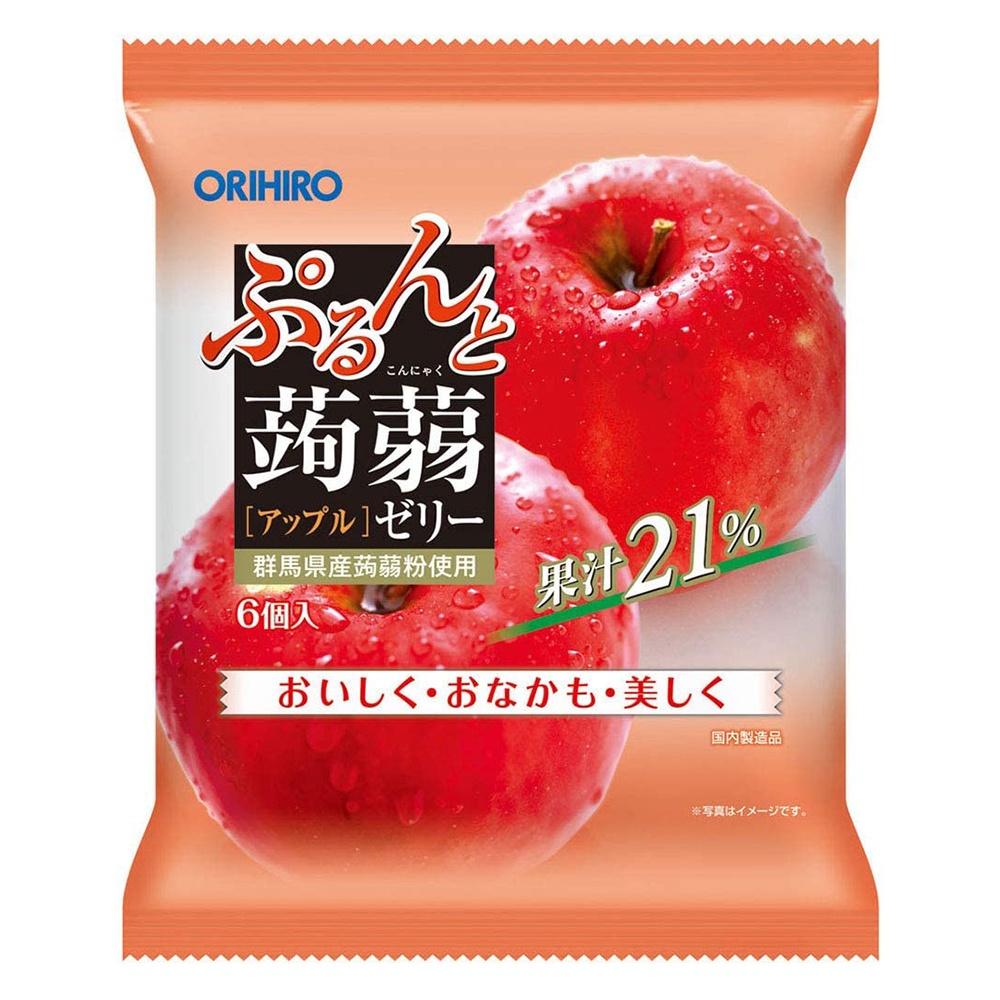 Thạch trái cây Orihiro vị Táo 120g hình 1