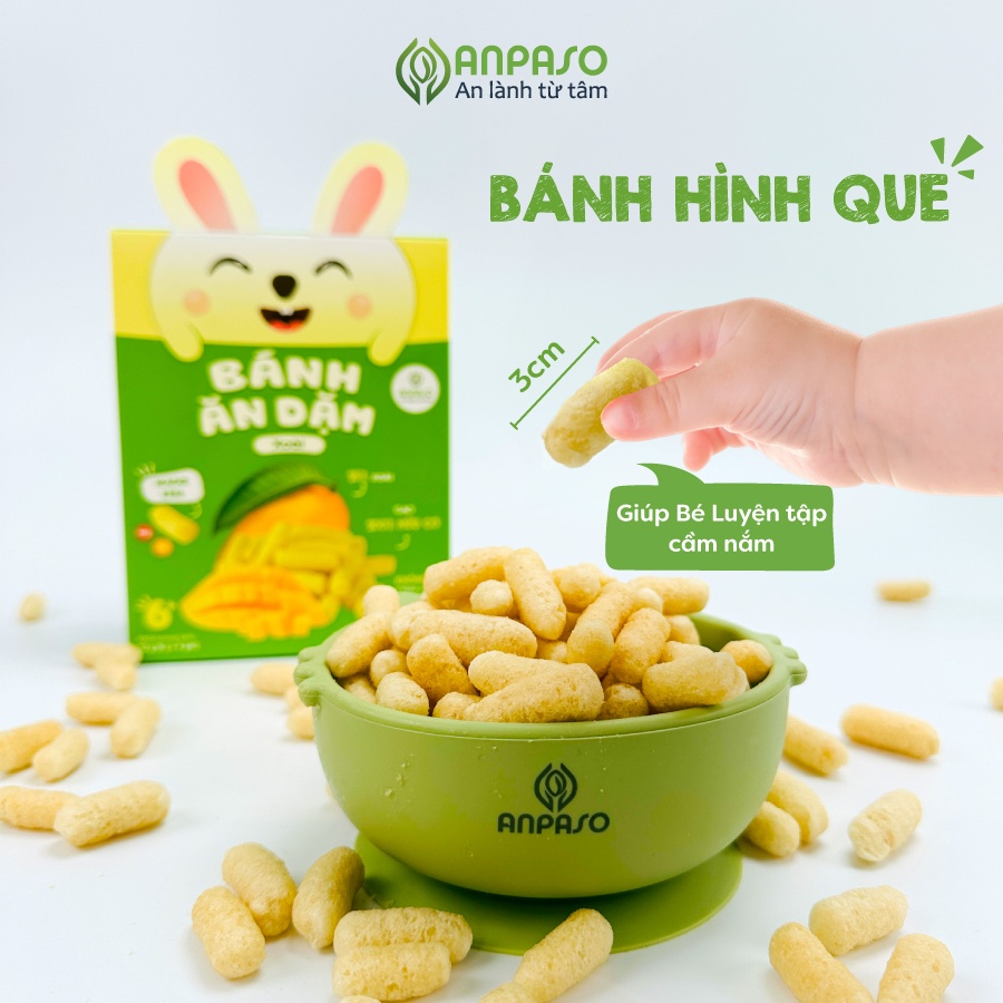 Công dụng bánh ăn dặm vị xoài Anpaso